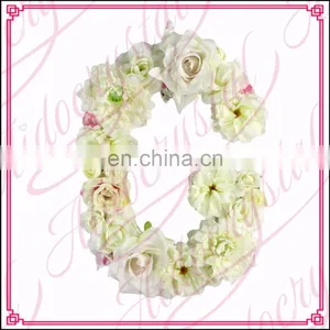 Aidocrystal Baby Girl Bedroom Wall Hanging Nursery Decor Floral Letter A-Z thumbnail-1