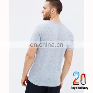 Short Sleeves New Fashion Printing 2016 Summer Training Polyester and Organic Cotton Fabric Latest Designs Tshirt for Men thumbnail-3