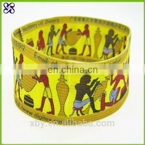 Ribbon Wholesale/ Gold Elastic Ribbon/jacquard Elastic thumbnail-1