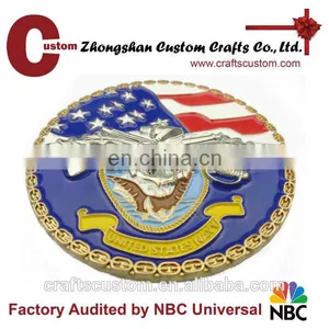 Custom 3d Challenge Coin With Soft Enamel thumbnail-2