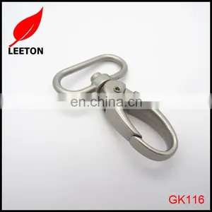 Factory Supply Zinc Alloy Matte Nickle Bag Snap Hook thumbnail-6