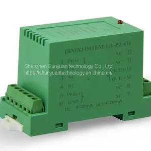 DC Current/Voltage 4-20mA/0-5V/0-10V Isolation Transmitter DIN1X1 Isoem-A8- P1- O1 thumbnail-1