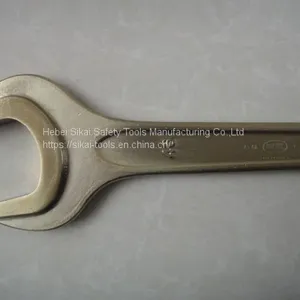 Non Sparking Hand Tools Aluminum Bronze Single Open End Wrench Spanner thumbnail-4