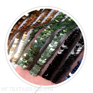 5mm Sequin Fabric Mesh Based Multicolour thumbnail-4
