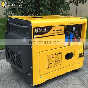 3KW 5KW 6.5KW 7.5KW 220V/380V Single Phase Three Phase Air-Cooled Portable Kipor Sound Proof Diesel Generator thumbnail-4