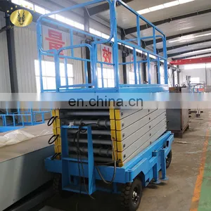 7LSJY Shandong SevenLift 12 Meter Extension Portable Movable 300kg Mobile Hydro Mini Lifter Platform Ladder for Painting thumbnail-2