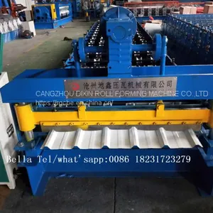 Metal Trapezoidal Roofing Sheet Making Roll Forming Machine thumbnail-5
