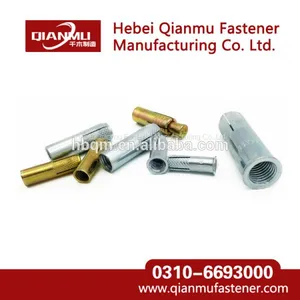 M12 Zinc Plated Drop in Anchor Bolt With Top Quality Carbon Steel thumbnail-2