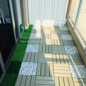 Wanhe Composite Decking Wpc Flooring no Wood Knots for Garden and Swimming thumbnail-5