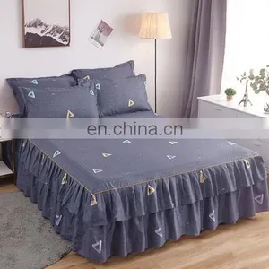 Comfortable Massage Bed Skirt Massage Bed Cover Skirt Bed Skirting For Queen thumbnail-4
