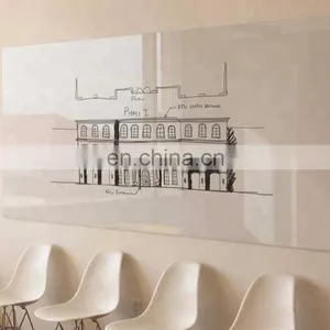 Magnetic Whiteboard Glass Whiteboard With SGCC, EN12150 and AS/NZS 2208 Certificates thumbnail-1