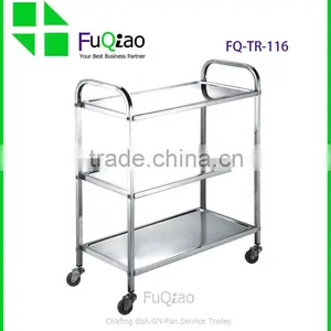 Factory Price High Quality Metal Hotel Service Large Dinner Trolley With Wheel thumbnail-3