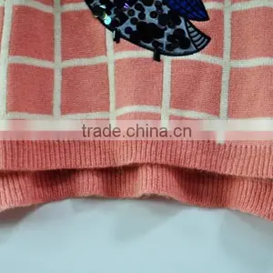 Batwing Mohair Sweater for Women Cute Pattern Knitting Loose Sweater thumbnail-4