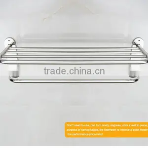 Wesda Made in China Stainless Steel Shelf Towel Rack Bathroom 8627 thumbnail-5