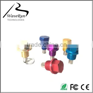Magnetic Aluminum Oil Drain Plug of Different Colors thumbnail-2