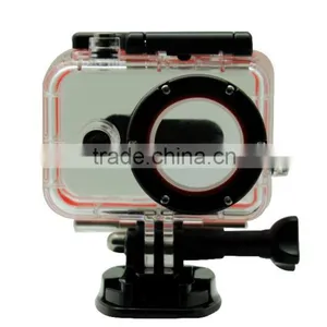 Perfect 60 Meters Deep Waterproof Case for Xiaomi Yi Camera With Full Buttons For Easy Operation On Xiaomi Yi Action Cameras thumbnail-2