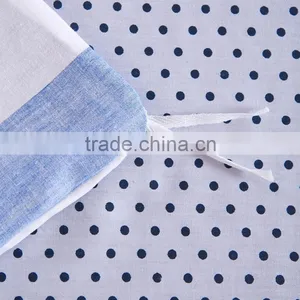 100%cotton Wholesale Price Quilted Bed Sheet Blue and White Stripe Vintage Pillow Case thumbnail-4