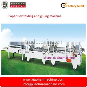 Crash Lock Bottom Corrugated Box Edge Gluing Machine thumbnail-1