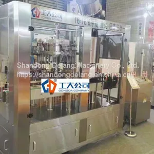 700 Bottles/h Three-in-one Gas Beverage Bottle Filling Machine thumbnail-2