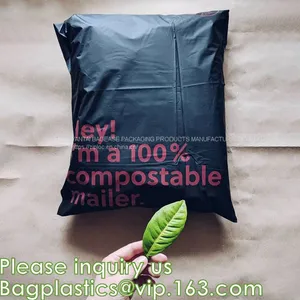 COMPOST Mailers Shipping Envelopes Bag, Security Mailing Package For Delivery, Biodegradable Mail Bag thumbnail-5