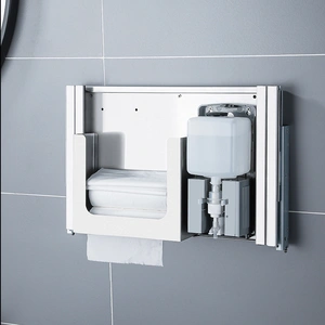 Automatic Hand Soap Dispenser Powered Wall Mount Abs thumbnail-3