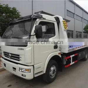 Dongfeng Duolika Platform Road Wrecker Truck for Rescuing Broken Cars for Sale thumbnail-1