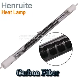 570mm 1500w Carbon Fiber Heating Lamp Mediumwave Infrared Heater Lamp thumbnail-4
