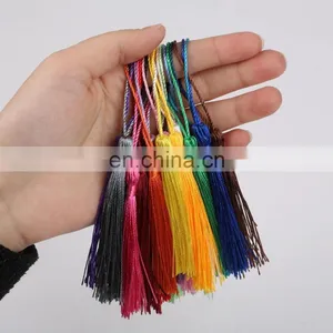 Polyester Silk Tassel Fringe 13cm Cotton Tassels Trim For Sewing Curtains Accessories thumbnail-1