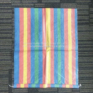 China Manufacturer 100% Virgin Material pp Woven Rice Sack for 25KG Rice Bag 50kg thumbnail-4