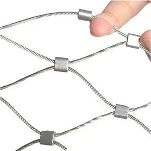 Balcony Protection Stainless Steel Net, Kindergarten High-altitude Drop Net, Stainless Steel Rope Net thumbnail-1