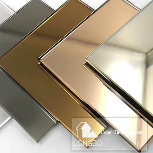 3mm, 3.5mm, 3.8mm, 4mm, 4.5mm, 4.8mm, 5mm Gold Bronze, Euro Bronze, Pink Color Tinted Mirror thumbnail-4