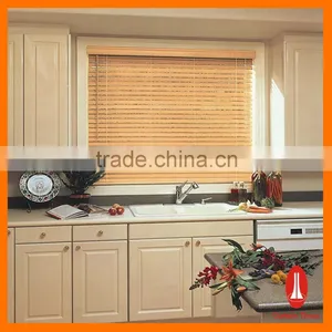 Curtain Times Basswood Wooden Venetian Blinds 50mm Manual Control thumbnail-1