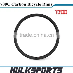 700c Full Carbon Clincher Road Bicycle Rims Chinese Carbon Rim 38mm Clincher Carbon Bike Rim thumbnail-1