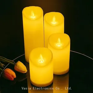 100-Pack Flameless LED Tea Lights, Battery Powered Flickering Candles for Wedding/Party/Events thumbnail-5