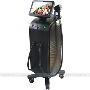 Titanium Diode Laser Hair Removal Beauty Equipment With Double Handles for Body and Face Hair Removal Laser Machine thumbnail-1