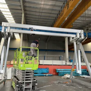 Hand Push Aluminum Alloy Double Beam Gantry Crane thumbnail-2