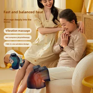 Wholesale Intelligent Knee Massager Manufacturer | 5000mAh Battery & Silver Ion Fabric thumbnail-1