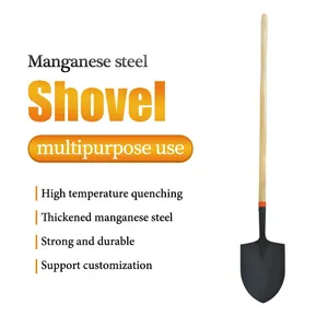 Wholesale Grade Round Point Shovel for Africa Market Importers OEM Bulk Order Support for Farm Digging and Soil Turning for Agricultural Dea thumbnail-2