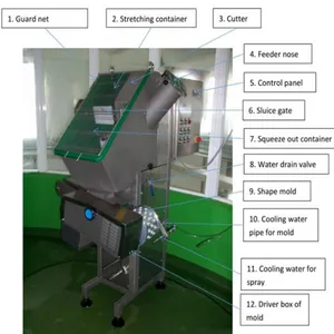 Mozzarella Cheese Cutting Cooking Stretching Moulding Making Machine thumbnail-2