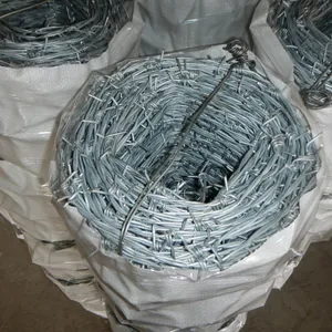High Tensile Steel Double Twist Barbed Wire Roll for Anti-Climb Industrial and Residential Security thumbnail-2