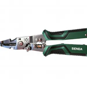 Digital Display Voltage Test Wire Stripper Plier, Multi AWG Wire Stripping Splitting Winding Crimping Hand Tool thumbnail-1