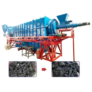 Continuous Working Type Rotary Carbonizing Machine for Rice Husks, Olives and Coconut Shells Charcoal Making Machine EPC thumbnail-1