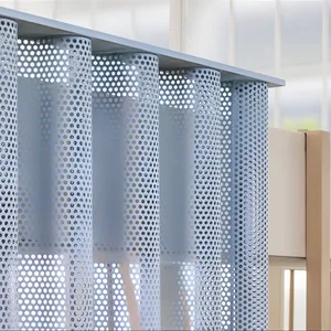 Stainless Steel Wire SS 304 Perforated Mesh Screen Plate With Round Holes Corrosion Resistant Silver 0.8-100mm Aperture thumbnail-2