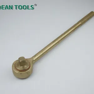 Non-Sparking Ratchet Wrench Certified Standard Compliant, Aluminum Bronze, 1/2