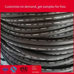Sae J1401 Hydraulic Brake Tube 3.2*10.5 Automotive and Motorcycle Brake Rubber Hose 3.5mm Brake Tube thumbnail-1