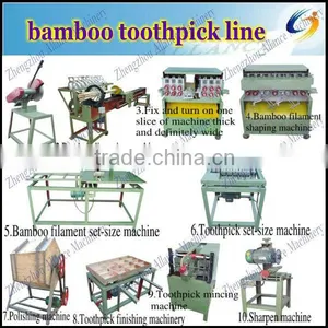 Hot Sale Toothpick Making Machines, High Capacity 800000 Pieces /8 Hours thumbnail-1