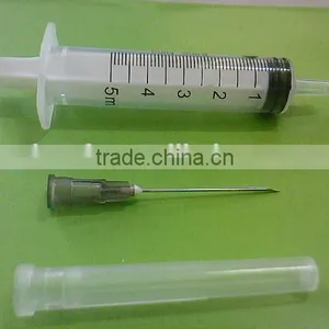 5cc/ml Transparent Luer Slip/luer Lock Disposable Syringe With Needle Quality Choice thumbnail-1