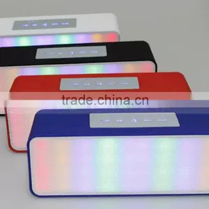 Colorful Cube Shape Wireless Bluetooth Speaker With LED Light thumbnail-6