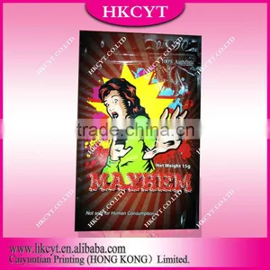New Fairly Legal Herbal Packaging Bags/ Colorful Foil Herbal Incense Bag thumbnail-5