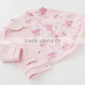 Cute Japanese Wholesale High Quality Product Baby Jacket Children Winter Clothes Kid Toddler Clothing Infant Garment With Ribbon thumbnail-4